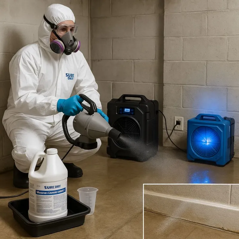 Sanitization and Odor Removal process in Crothersville, IN